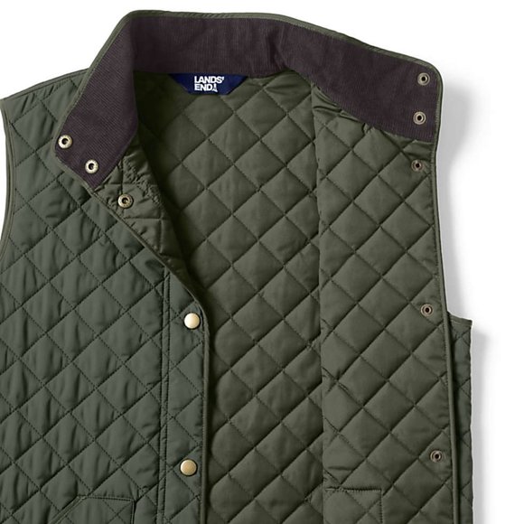 Lands End Women's Insulated Quilted Barn Vest Sz S - Picture 4 of 8
